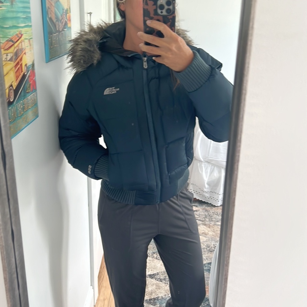 North face bomber womens small 550